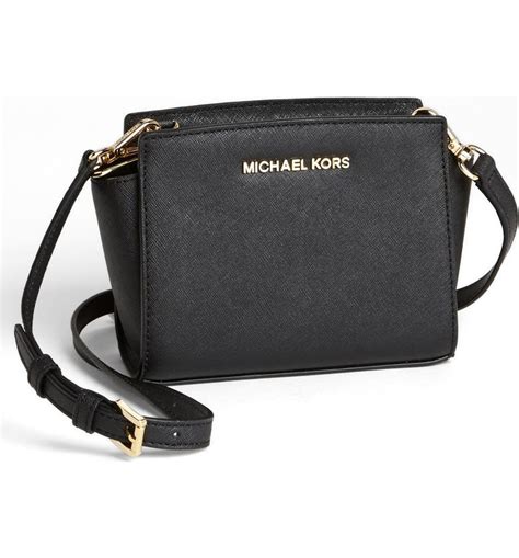 michael kors selma mini messenger bag|Michael Kors selma medium black.